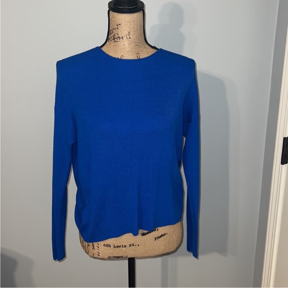 🦋 NWT RAMY BROOK  size small blue sweater - Picture 2 of 5